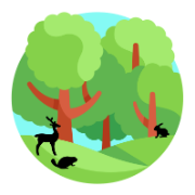STICHTING BOS DAT VAN ZICHZELF IS logo